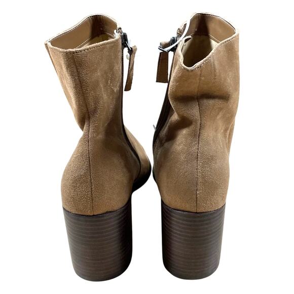 Linea Paolo Sadie Block Heel Bootie Light Tan Women's Size 13M New Without Box - Picture 4 of 8